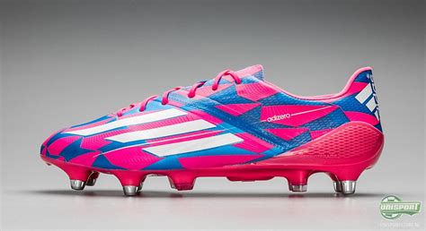 roze met blauwe adidas voetbalschoenen|Adidas voetbalschoenen f50.